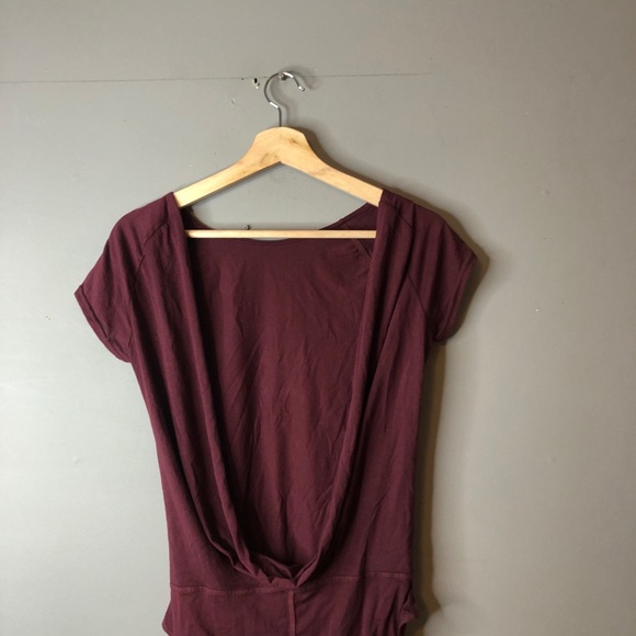 Free People Red BodySuit Small Low Back - Picture 7 of 9